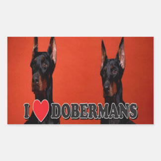 Folha 4 - Adoro adesivos Doberman