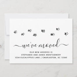 Folha Caminhante Bonita Imprime Cartão de Anúncio