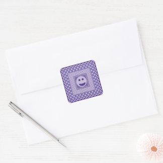 Folha de Adesivos Smile Tile em Roxo