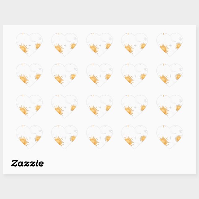 Folha de Adesivos Sol Boho Presente para Ela Decal (Folha)