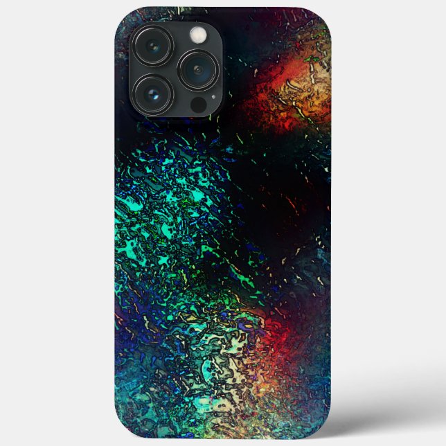 Folha de alumínio ou rocha sob plástico azul e ver (Verso)