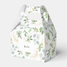 Folha de aquarela da caixa de favor