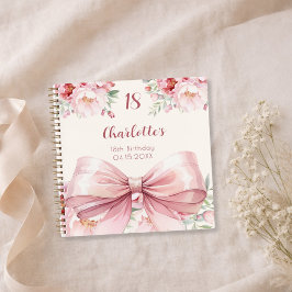 Folha de arco rosa-de-aniversário do livro convida