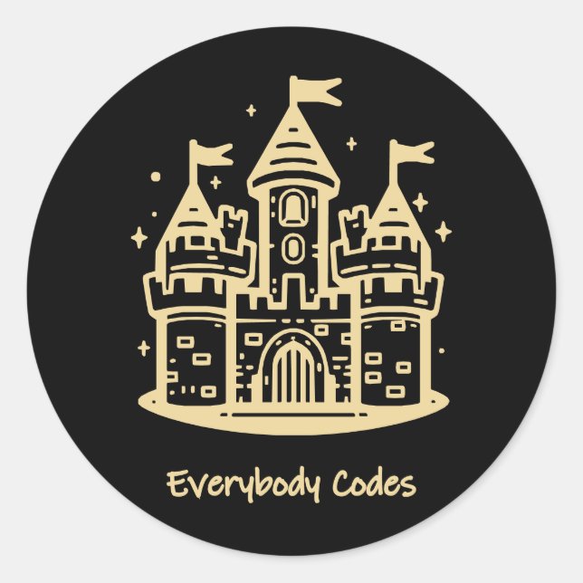 Folha de Autocolantes do Reino da Algorithmia (Frente)