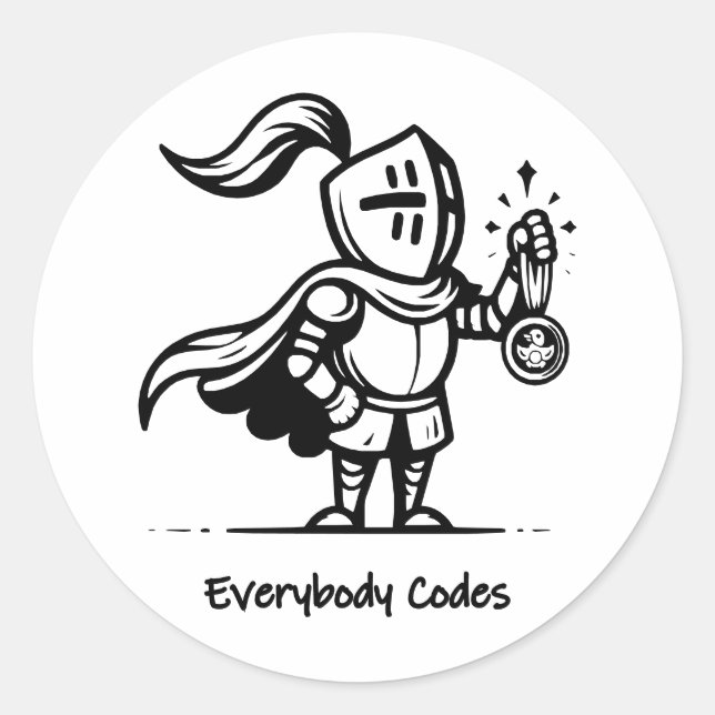 Folha de Autocolantes do Reino da Algorithmia (Frente)