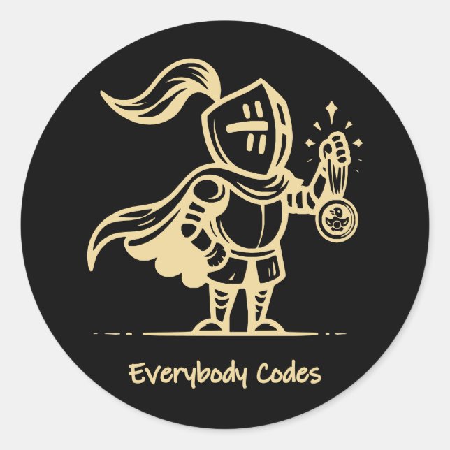 Folha de Autocolantes do Reino da Algorithmia (Frente)