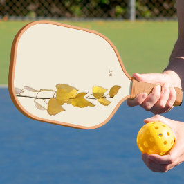 Folha de Bétula Dourada Elegante Personalizada de 