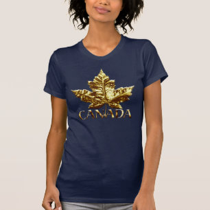 Folha de bordo do ouro do t-shirt da lembrança do