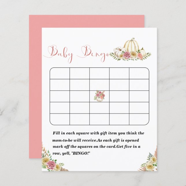 Folha de chá de fraldas de abóbora (Frente/Verso)