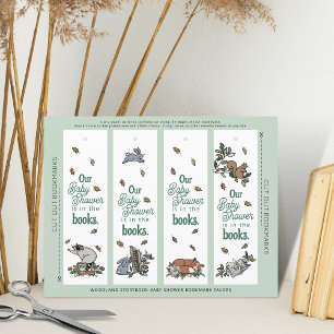 Folha de Chás de fraldas do Woodland Storybook