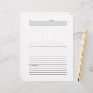 Folha de Clip-It de Orações Diárias