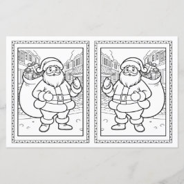 Folha De Coloração De Natal Para Crianças