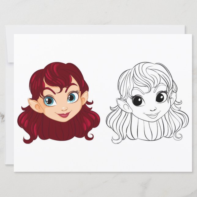 Folha de desenho animada (Frente)