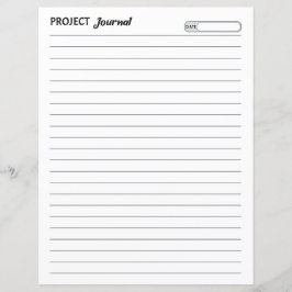 Folha de Diário do Projeto