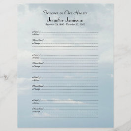 Folha de Entrada do Binder do Livro Memorial Fille