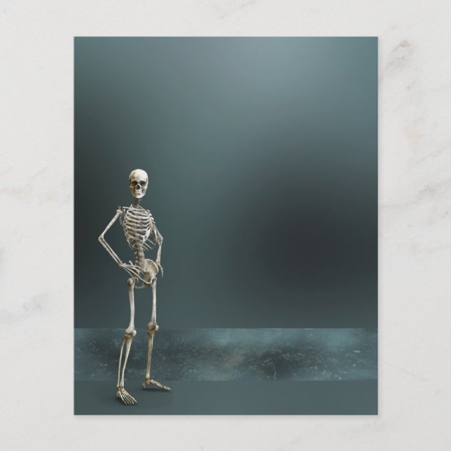 Folha de Folheto de Esqueletos Assaltados (Frente)