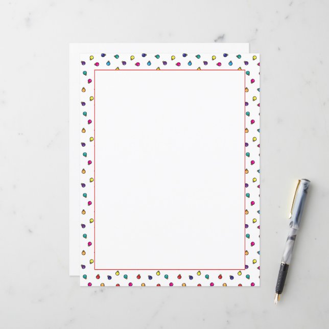 Folha de ilustração de Enfeites de natal divertido (Frente/Verso In Situ)