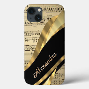 Folha de música elegante personalizada