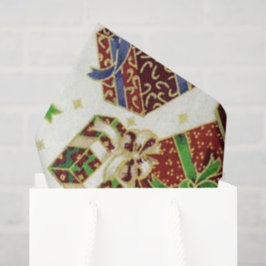 Folha de Natal presente Papel de padrão Feriado