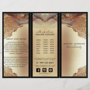 Folha de ouro minimalista moderna