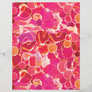 Folha de Papel Aquarela Abstrata Rosa Vermelho Cor