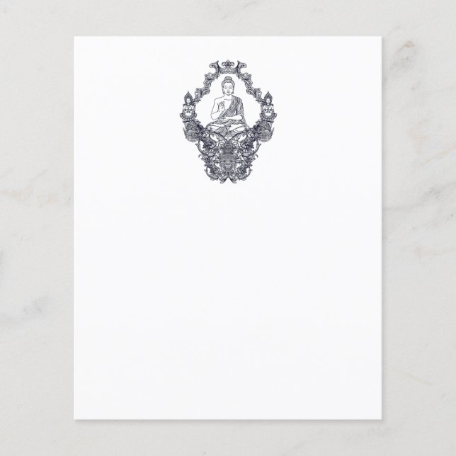 FOLHA DE PAPEL : BUDDHA (Frente)