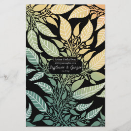 Folha de papel colorido com Design de sabão de fol