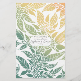 Folha de papel colorido com Design de sabão de fol