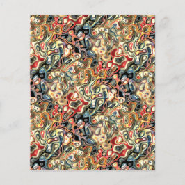 Folha de Papel de Arte Abstrata