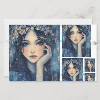 Folha de Papel de Enchantagem em Ninfas de Madeira