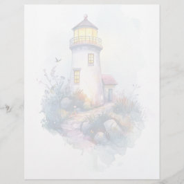 Folha de Papel de Farol 1 - 8,5" x 11"