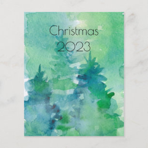 Folha de Papel de Feriado de Árvores de Abstrato d