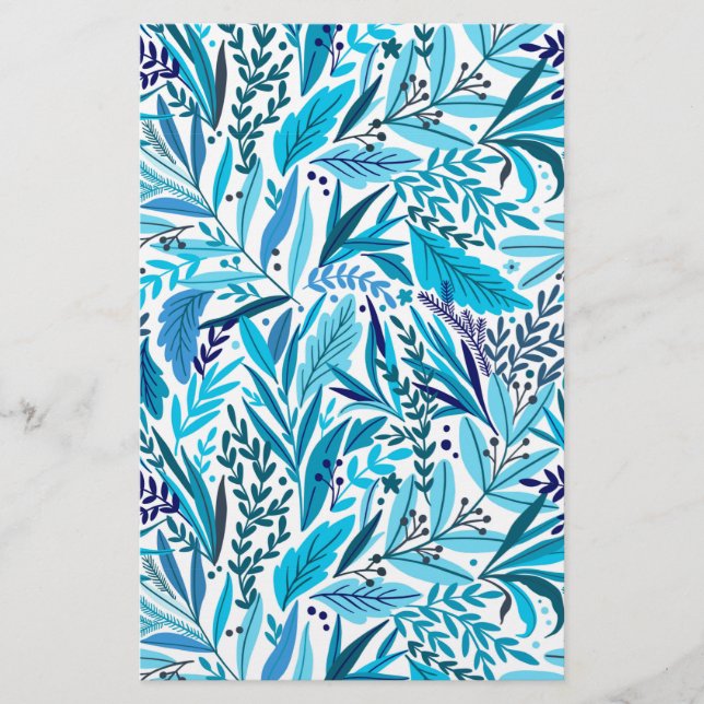 Folha de papel de moldagem de sabão azul (Frente)