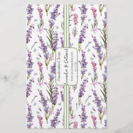 Folha de Papel de Quebra de Sabão Sage & Lavendar