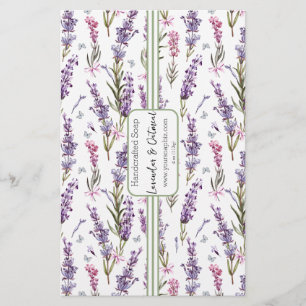 Folha de Papel de Quebra de Sabão Sage & Lavendar