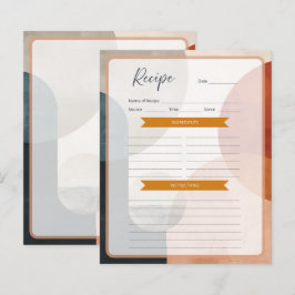 Folha de papel de recebimento de boho