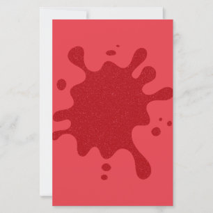 Folha de papel Design do Splat Vermelho de Tomato 