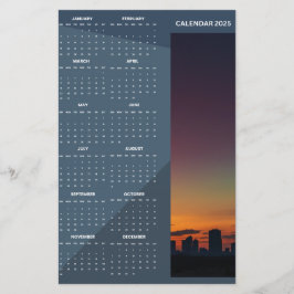 Folha de Papel do Calendário de Fotos do Quadro de