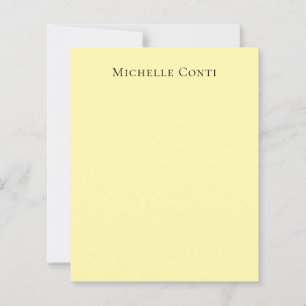 Folha de papel elegante minimalista de cor creme
