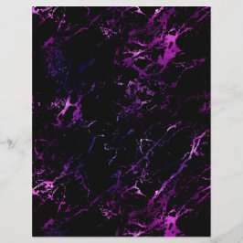 Folha de Papel Escuro da Galáxia do Mármaco Roxo