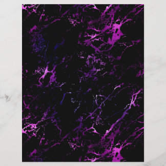 Folha de Papel Escuro da Galáxia do Mármaco Roxo