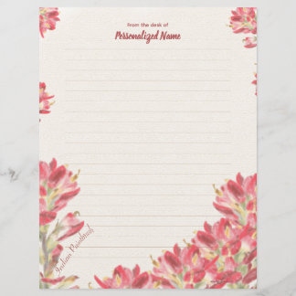 Folha de papel linkada de pincel indiano