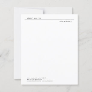 Folha de papel minimalista elegante profissional