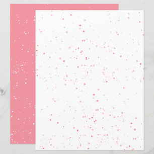 Folha de Papel para Álbum de Recortes com Manchas 