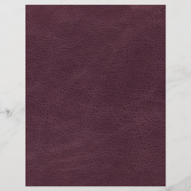 Folha de papel para esboços de textura em couro ro (Frente)