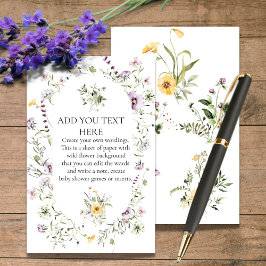 Folha de papel personalizado floresce flores selva