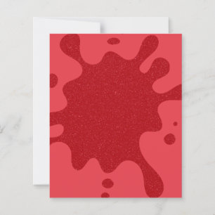 Folha de papel personalizável do tomate Red Splatt