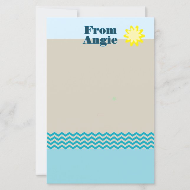 Folha de papel personalizável endereçada automatic (Frente)