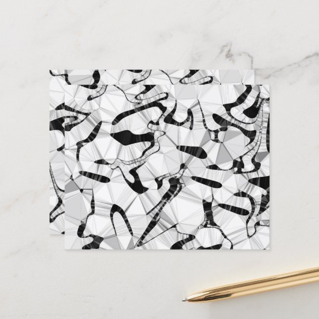 Folha de papel preto e branco em movimento (Frente/Verso In Situ)