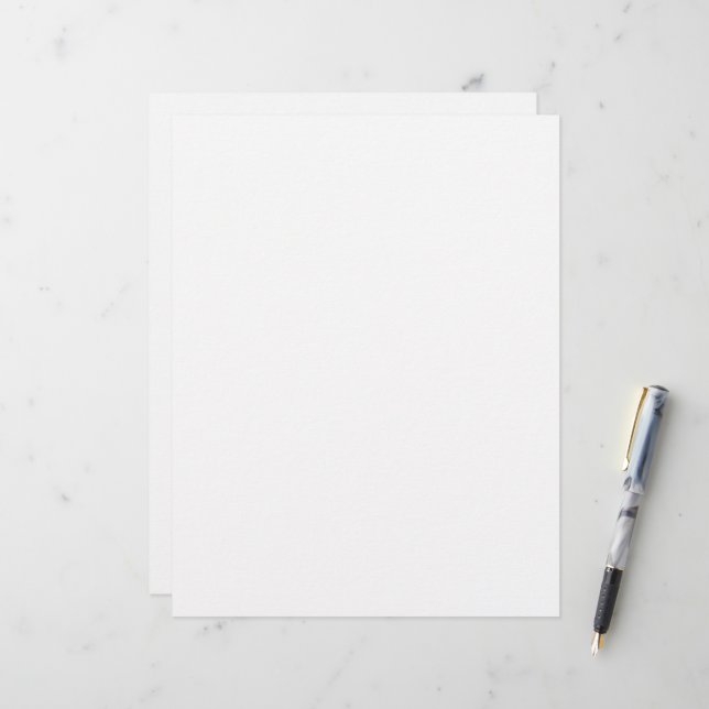 Folha de Papel Reciclado Branco (Frente/Verso In Situ)